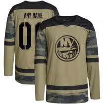 Custom NY.Islanders Military Appreciation Team Authentic Practice Jersey Camo Stitched American Hockey Jerseys