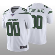 Custom NY.Jets White Vapor Limited 100th Season Jersey American Stitched Jersey Football Jerseys