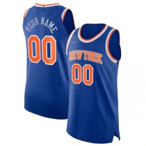 Custom NY.Knicks 2021-22 Diamond Swingman Authentic Jersey Icon Edition Stitched Basketball Jersey