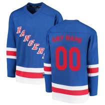 Custom NY.Rangers Fanatics Branded Home Replica Royal Stitched American Hockey Jerseys