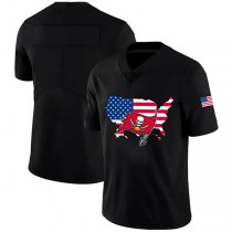 Custom TB.Buccaneers Black Limited Fashion Flag Stitched Jersey American Football Jerseys