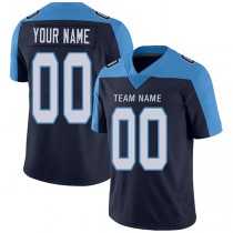 Custom Tennessee Titans Stitched American Football Jerseys Personalize Birthday Gifts Navy Jersey