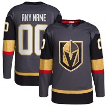 Custom V.Golden Knights Alternate Authentic Pro Jersey Gray Stitched American Hockey Jerseys