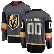 Custom V.Golden Knights Fanatics Branded Alternate Breakaway Jersey Gray Stitched American Hockey Jerseys