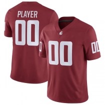 Custom W.State Cougars Pick-A-Player NIL Replica Football Jersey Crimson Stitched American College Jerseys