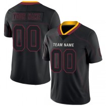 Custom Washington Redskins Stitched American Football Jerseys Personalize Birthday Gifts Black Jersey