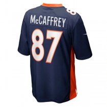 D.Broncos #87 Ed McCaffrey Navy Retired Player Jersey Stitched American Football Jerseys