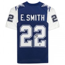 D.Cowboys #22 Emmitt Smith Fanatics Authentic Navy Mitchell & Ness Authentic 1995 Throwback Jersey Stitched American Football Jerseys