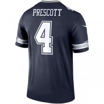 D.Cowboys #4 Dak Prescott Navy Legend Player Jersey Stitched American Football Jerseys