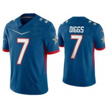 D.Cowboys #7 Trevon Diggs Blue 2022 Pro Bowl Vapor Untouchable Stitched Limited Jersey American Football Jerseys