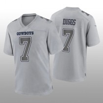 D.Cowboys #7 Trevon Diggs Gray Atmosphere Game Jersey Fashion Jersey American Jerseys