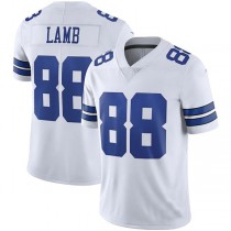 D.Cowboys #88 CeeDee Lamb White Vapor Limited Jersey Stitched American Football Jerseys