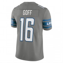 D.Lions #16 Jared Goff Alternate Vapor Limited Jersey Steel Stitched American Football Jerseys