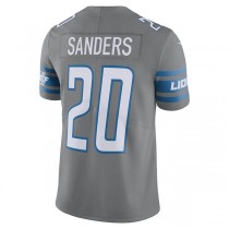 D.Lions #20 Barry Sanders Silver Retired Player Vapor Limited Jersey Stitched American Football Jerseys
