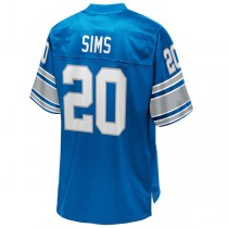 D.Lions #20 Billy Sims Pro Line Royal Replica Retired Player Jersey Stitched American Football Jerseys