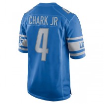 D.Lions #4 D.J. Chark Blue Game Jersey Stitched American Football Jerseys