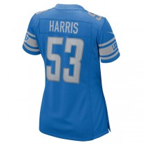 D.Lions #53 Charles Harris Blue Nike Game Jersey Stitched American Football Jerseys