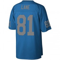 D.Lions #81 Dick ''Night Train'' Lane Mitchell & Ness Blue Legacy Replica Jersey Stitched American Football Jerseys