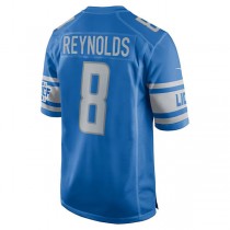 D.Lions #8 Josh Reynolds Blue Player Game Jersey Stitched American Football Jerseys