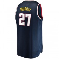 D.Nuggets #27 Jamal Murray Fanatics Branded Fast Break Replica Jersey Icon Edition Navy Stitched American Basketball Jersey
