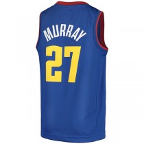 D.Nuggets #27 Jamal Murray Jordan Brand 2020-21 Swingman Player Jersey Statement Edition Blue Stitched American Basketball Jersey