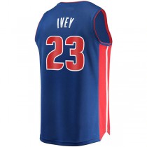 D.Pistons #23 Jaden Ivey Fanatics Branded 2022 Draft First Round Pick Fast Break Replica Player Jersey Icon Edition Blue Stitched American Basketball Jersey