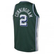 D.Pistons #2 Cade Cunningham 2022-23 Swingman Jersey City Edition Green Stitched American Basketball Jersey