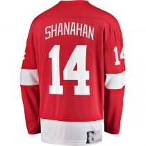 D.Red Wings #14 Brendan Shanahan Fanatics Branded Premier Breakaway Retired Player Jersey Red Stitched American Hockey Jerseys