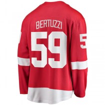 D.Red Wings #59 Tyler Bertuzzi Fanatics Branded Home Premier Breakaway Player Jersey Red Stitched American Hockey Jerseys