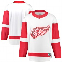 D.Red Wings Fanatics Branded Breakaway Away Jersey White Stitched American Hockey Jerseys