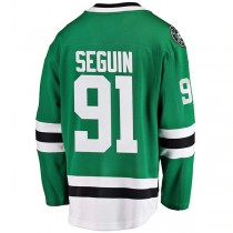 D.Stars #91 Tyler Seguin Fanatics Branded Breakaway Player Jersey Kelly Green Stitched American Hockey Jerseys