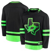 D.Stars Fanatics Branded 2020-21 Alternate Premier Breakaway Jersey Black Stitched American Hockey Jerseys