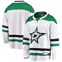 D.Stars Fanatics Branded Breakaway Away Jersey White Stitched American Hockey Jerseys