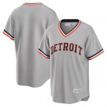 Detroit Tigers Gray Road Cooperstown Collection Team Jersey Baseball Jerseys