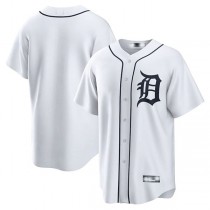 Detroit Tigers White Home Replica Team Jersey Baseball Jerseys
