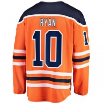 E.Oilers #10 Derek Ryan Fanatics Branded Home Breakaway Player Jersey Orange Stitched American Hockey Jerseys