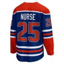 E.Oilers #25 Darnell Nurse Fanatics Branded Home Breakaway Player Jersey Royal Stitched American Hockey Jerseys