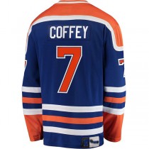 E.Oilers #7 Paul Coffey Fanatics Branded Premier Breakaway Retired Player Jersey Blue Stitched American Hockey Jerseys