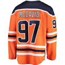 E.Oilers #97 Connor McDavid Fanatics Branded Breakaway Player Jersey Orange Stitched American Hockey Jerseys