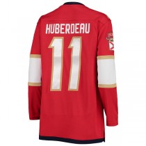 F.Panthers #11 Jonathan Huberdeau Fanatics Branded Home Premier Breakaway Player Jersey Red Stitched American Hockey Jerseys