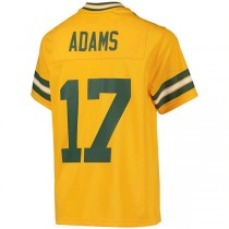 GB.Packers #17 Davante Adams Gold Inverted Team Game Jersey Stitched American Football Jerseys