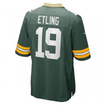 GB.Packers #19 Danny Etling Green Game Player Jersey Stitched American Football Jerseys