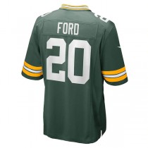 GB.Packers #20 Rudy Ford Green Game Player Jersey Stitched American Football Jerseys