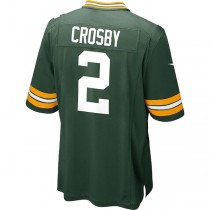 GB.Packers #2 Mason Crosby Green Game Jersey Stitched American Football Jerseys
