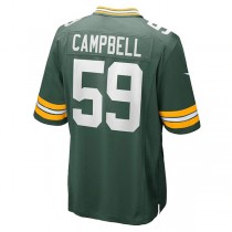 GB.Packers #59 De'Vondre Campbell Green Game Jersey Stitched American Football Jerseys