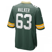 GB.Packers #63 Rasheed Walker Green Game Player Jersey Stitched American Football Jerseys