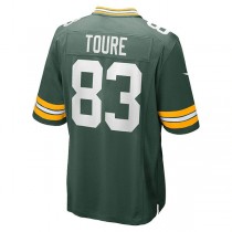GB.Packers #83 Samori Toure Green Game Player Jersey Stitched American Football Jerseys