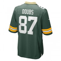 GB.Packers #87 Romeo Doubs Green Game Player Jersey Stitched American Football Jerseys