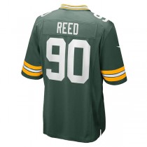 GB.Packers #90 Jarran Reed Green Game Player Jersey Stitched American Football Jerseys
