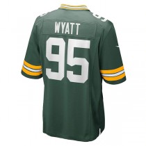 GB.Packers #95 Devonte Wyatt Green 2022 Draft First Round Pick Player Game Jersey Stitched American Football Jerseys